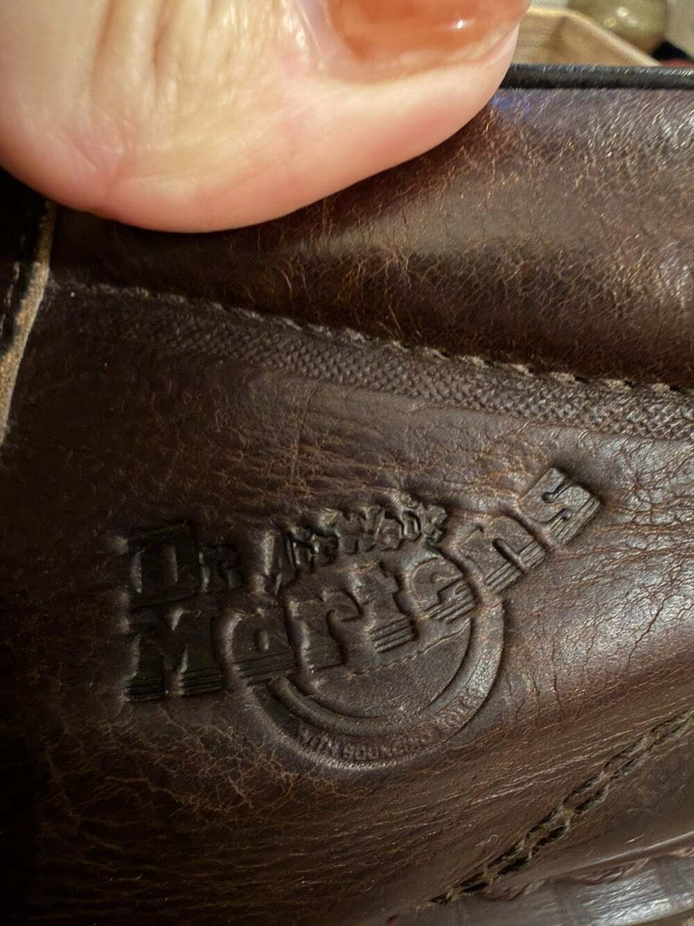 Vintage Dr. Martens 8287 Brown Leather Boots UK 8 US Men 9 Women 10 Made England - Picture 7 of 13
